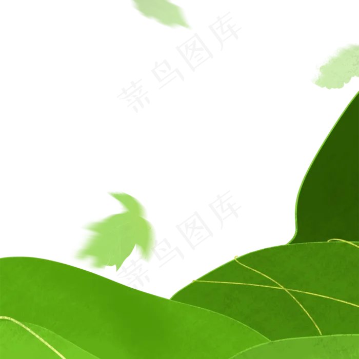 端午节免扣元素绿色植物背景psd模版下载
