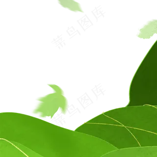 端午节免扣元素绿色植物背景