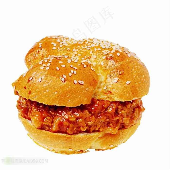 美味汉堡快餐素材