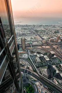 高空鸟瞰城市远景 高空鸟瞰城市远景