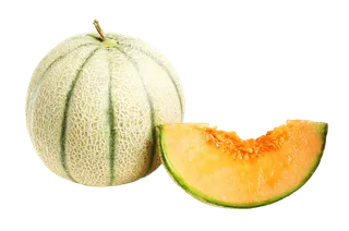 甜瓜 (6)水果超市商品白底图免抠实物摄影png格式图片透明底