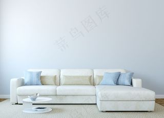 白色家居沙发图片