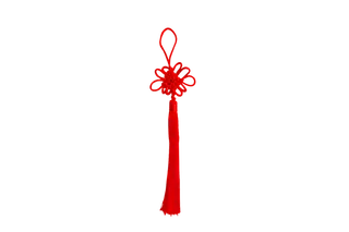 红色平安结中国结免扣素材