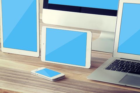 电脑样机 多设备 办公场景 电脑手机模型样机 mac 苹果电脑 (3)