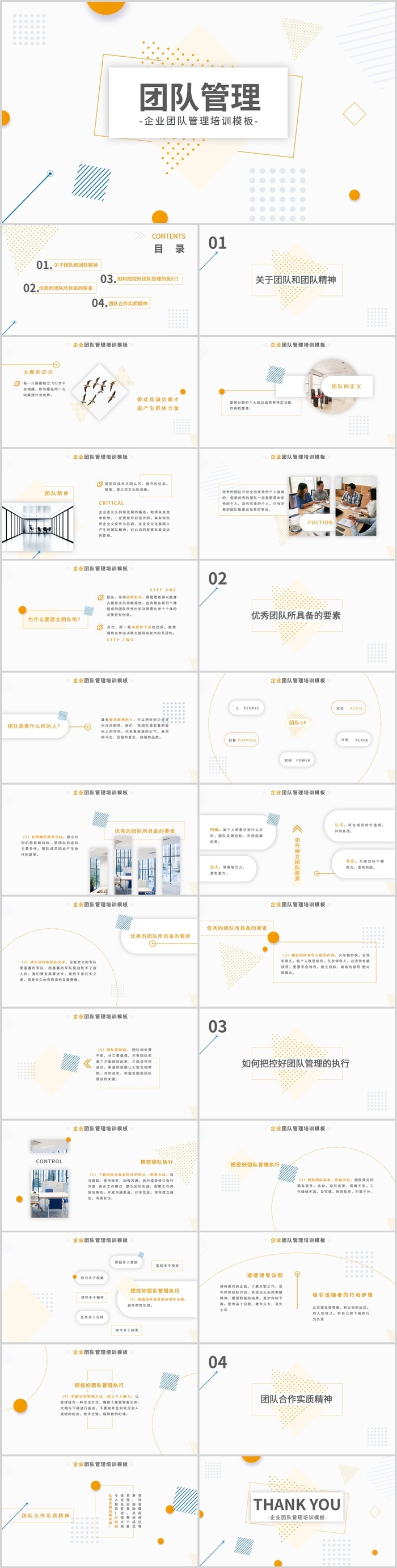 企业团队管理培训PPT模板