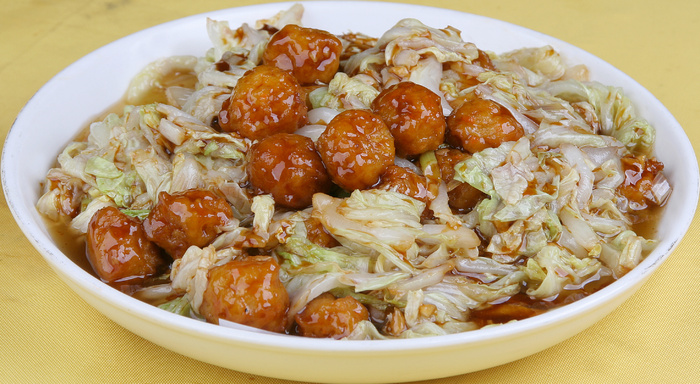 白菜素丸子12元