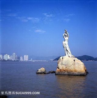 珠海渔女石像图片