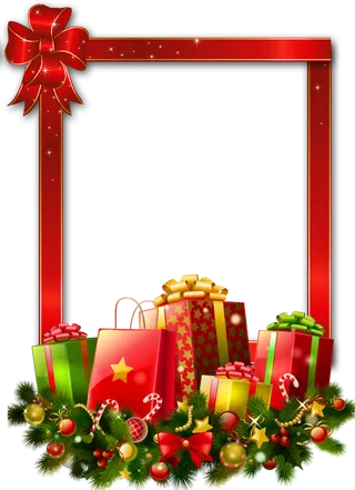 圣诞礼盒边框