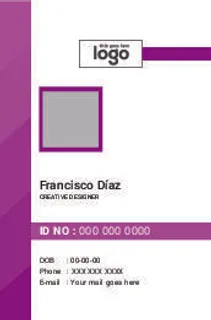 工作证名片个人