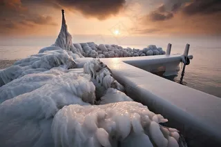 唯美日出高清天空风景图片
