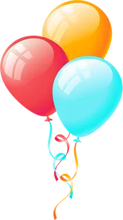 气球与丝带