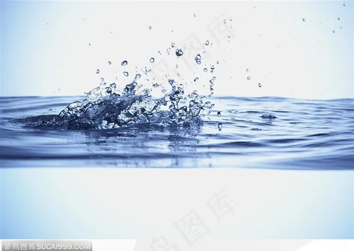 清纯水韵-漂亮的蓝色水纹