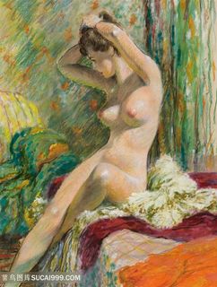 欧美*美人骆驼艺术画图片素材