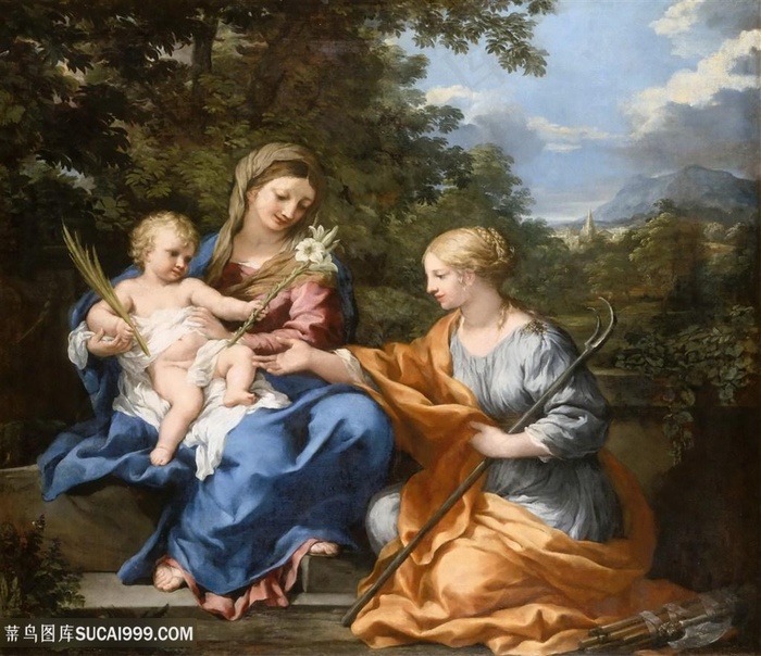 皮得罗·达·科尔托纳-圣母和圣马丁的孩子