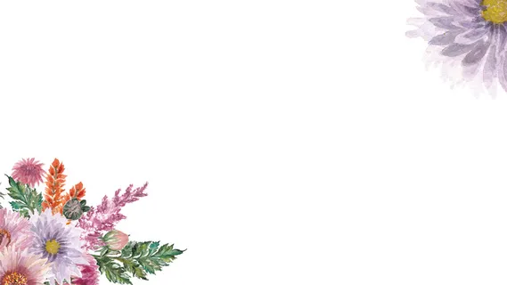 鲜花图框背景图片