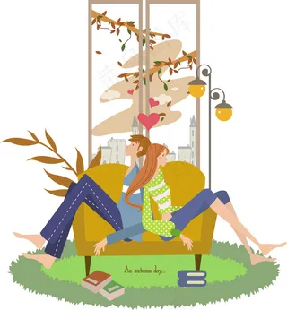 爱情浪漫情侣图标