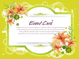 简约风唯美浪漫名片海报边框图框插画素材PSD矢量图  (2)