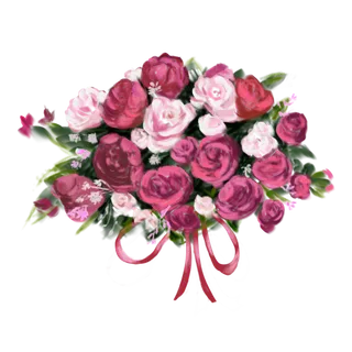 鲜花玫瑰免扣素材