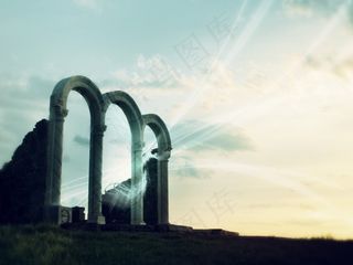 美丽的阳光建筑