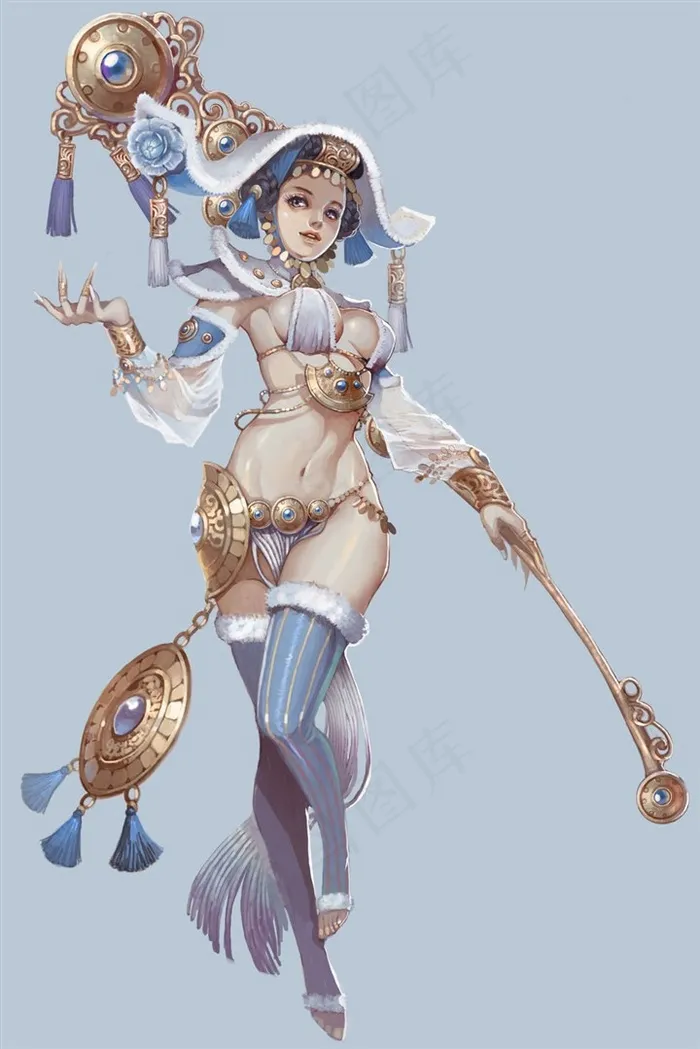 美女欧美科幻画动漫图片