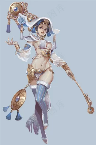 美女欧美科幻画动漫图片