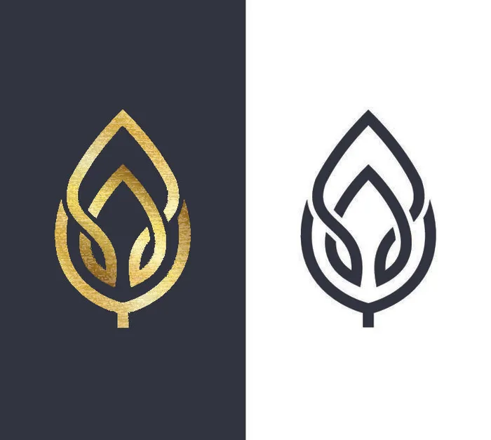 手绘Logo标志素材eps,ai矢量模版下载