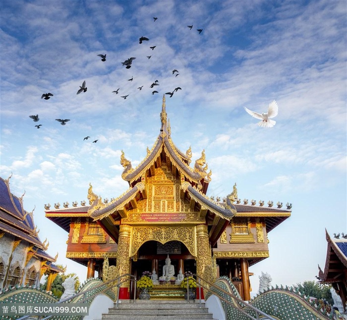 泰国神庙外国景点风景旅游景点