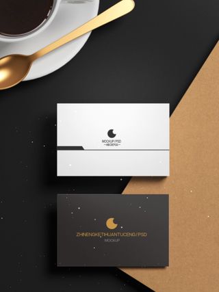 高端大气商务名片样机