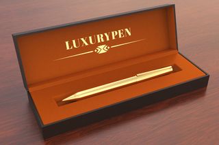 笔盒logo样机模板