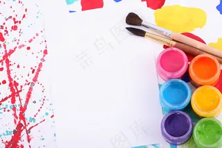 水彩颜料图片下载