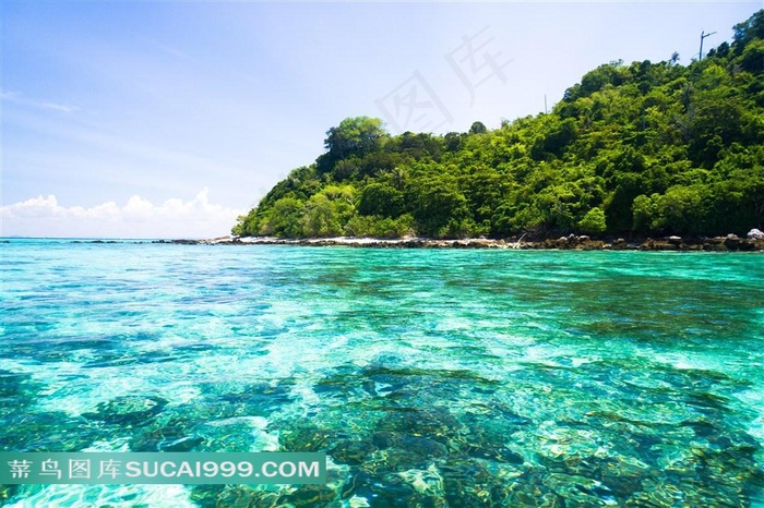 大海沿岸美丽风景