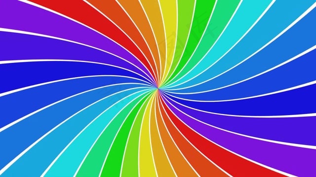 彩虹, 螺旋, 回转, 颜色, 丰富多彩的, 多彩多姿的