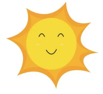 矢量卡通太阳