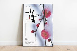 中国传统小雪海报设计