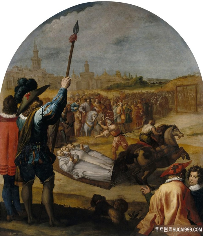 唯美士兵人物油画