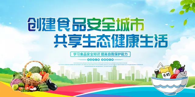 食品安全宣传展板