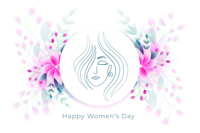 三八妇女节女神节背景eps,ai矢量模版下载