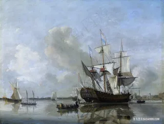 尼古拉斯·鲍尔—鹿特丹网上的陆地护卫舰“鹿特丹”