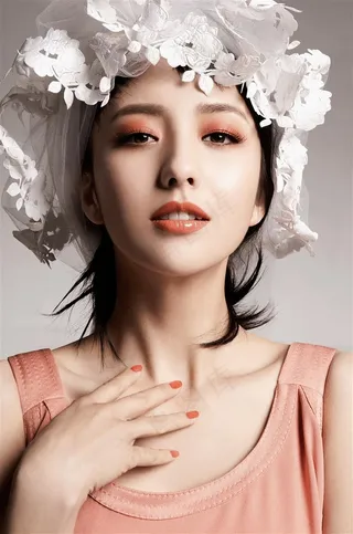 时尚美女头像美容图片素材