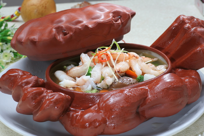 蟹腿肉柳罗汉钵 32元 (4)