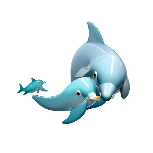 海豚免抠(2048x2048)