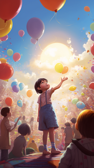 儿童 节日 快乐 热闹 开心