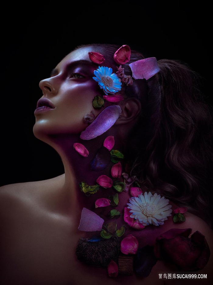 化妆品模特美容