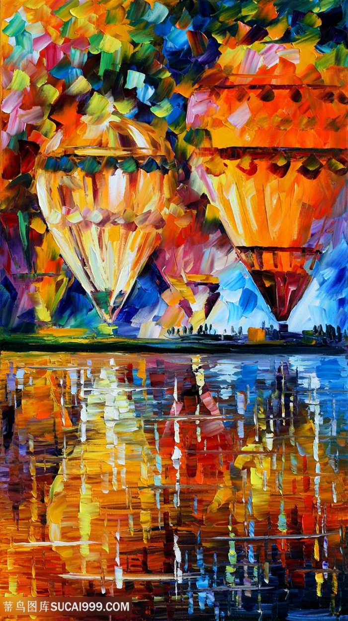 水彩建筑时尚风景画艺术挂画