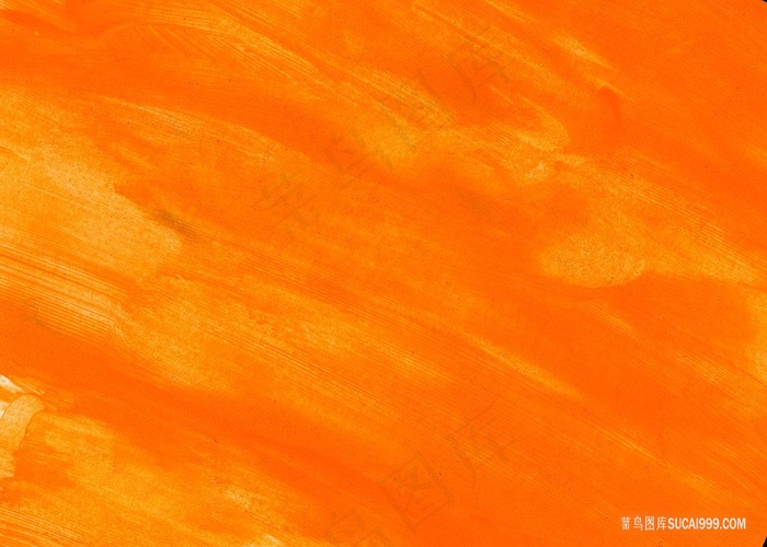 橙色水彩晕染背景素材