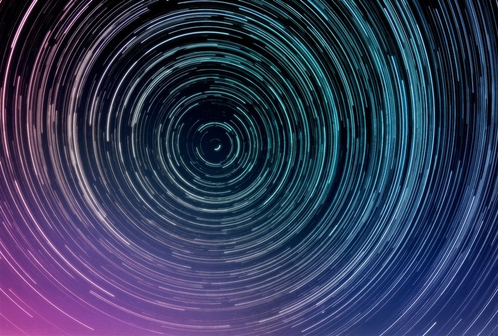 蓝色唯美光晕高清图片