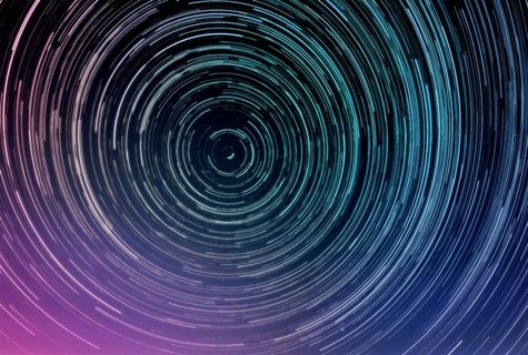 蓝色唯美光晕高清图片