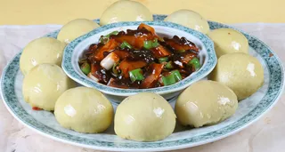 外婆窝窝炒海参 