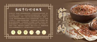 勤俭节约珍惜粮食展板