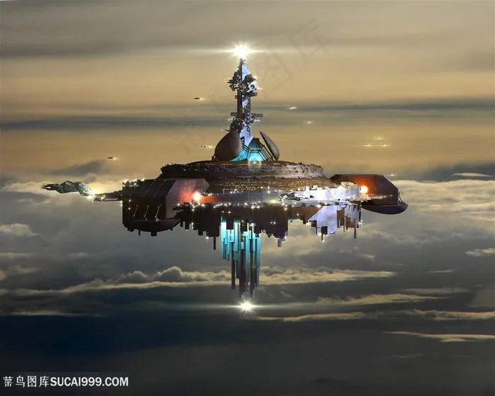 高科技ufo飞行器高清图片